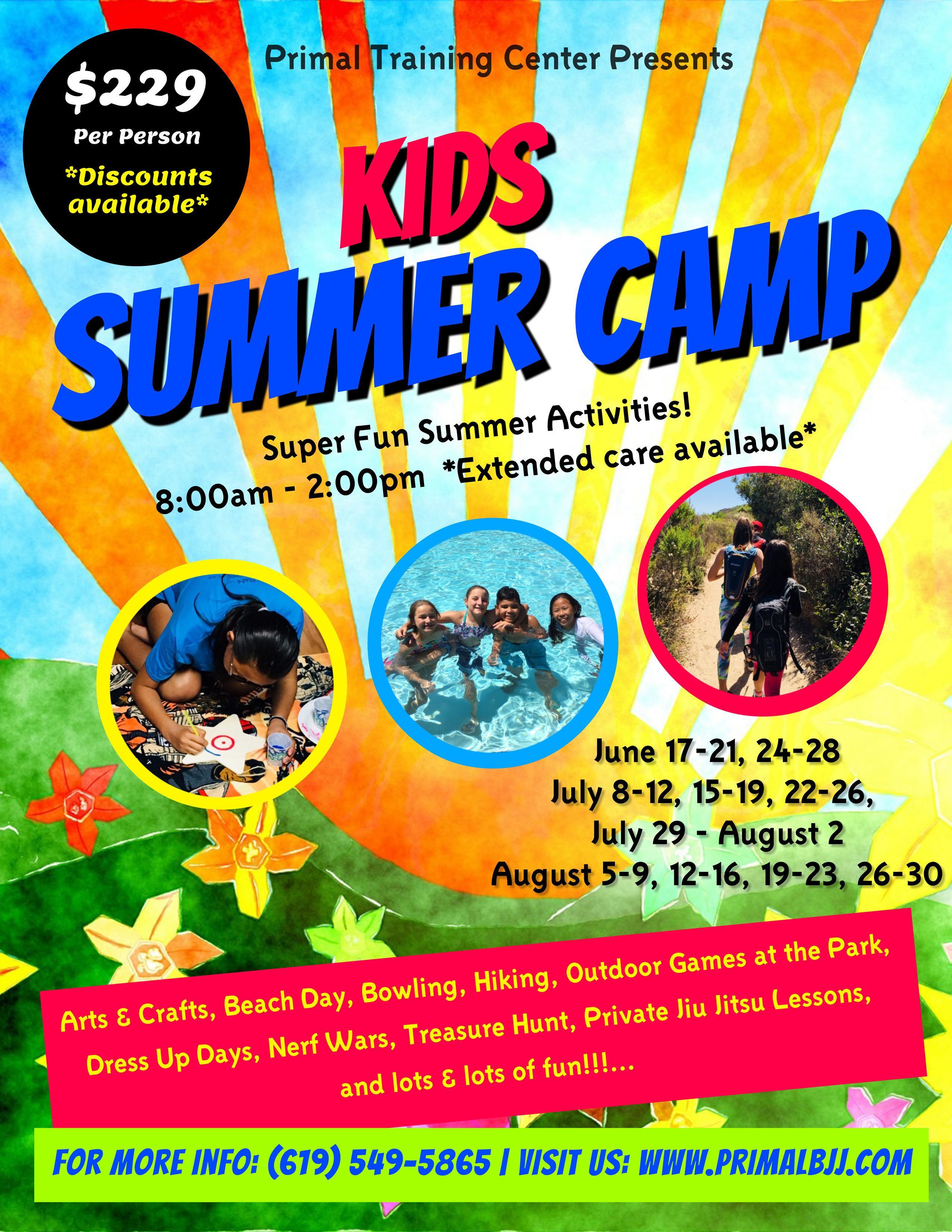 San Diego Kids Summer Camp 30 DAYS FREE American Jiu Jitsu San